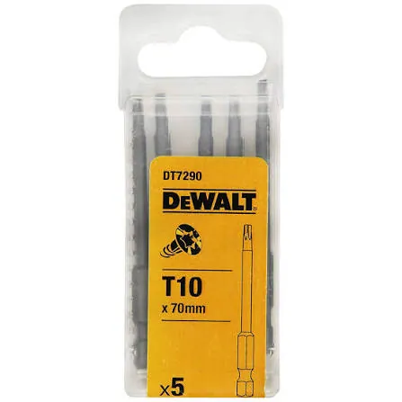 لقم توركس T10 طول 70 ملم (5 قطع)
Torx T10 Bits 70mm (5 Pcs)