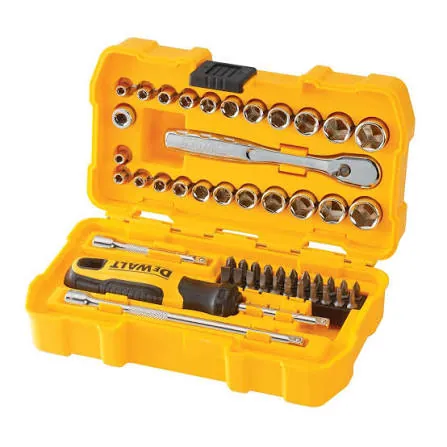 طقم حبات ومفكات 1/4 (50 قطعة)
50-Pce 1/4" Socket Set