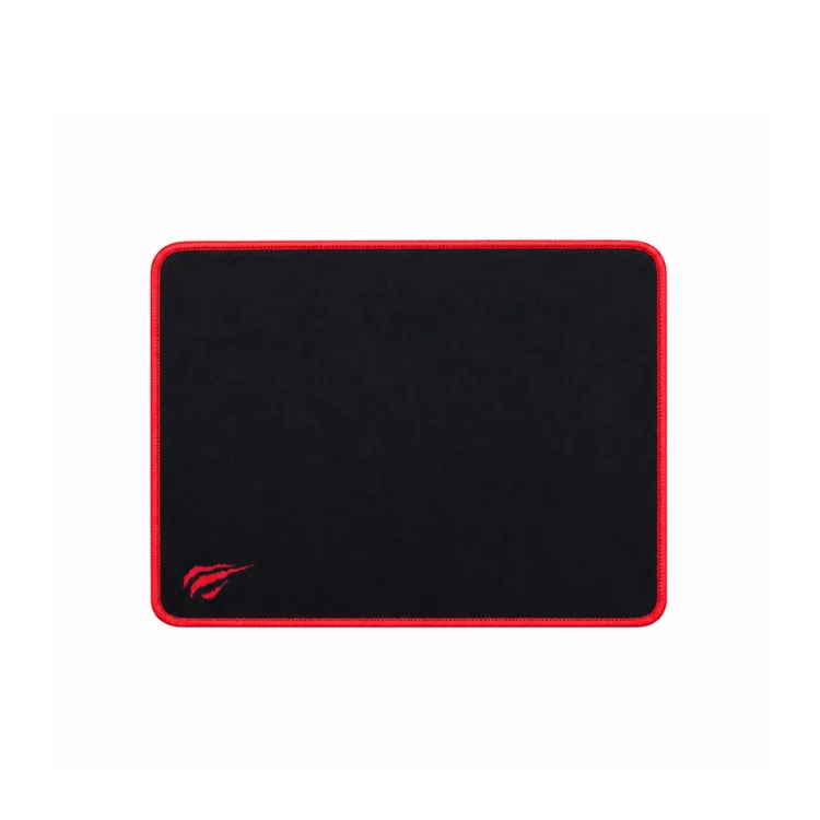 ماوس باد ألعاب هافيت مع أطراف مطرزة باللون الأحمرHAVIT Gaming Mouse Pad with Red Stitched Edges