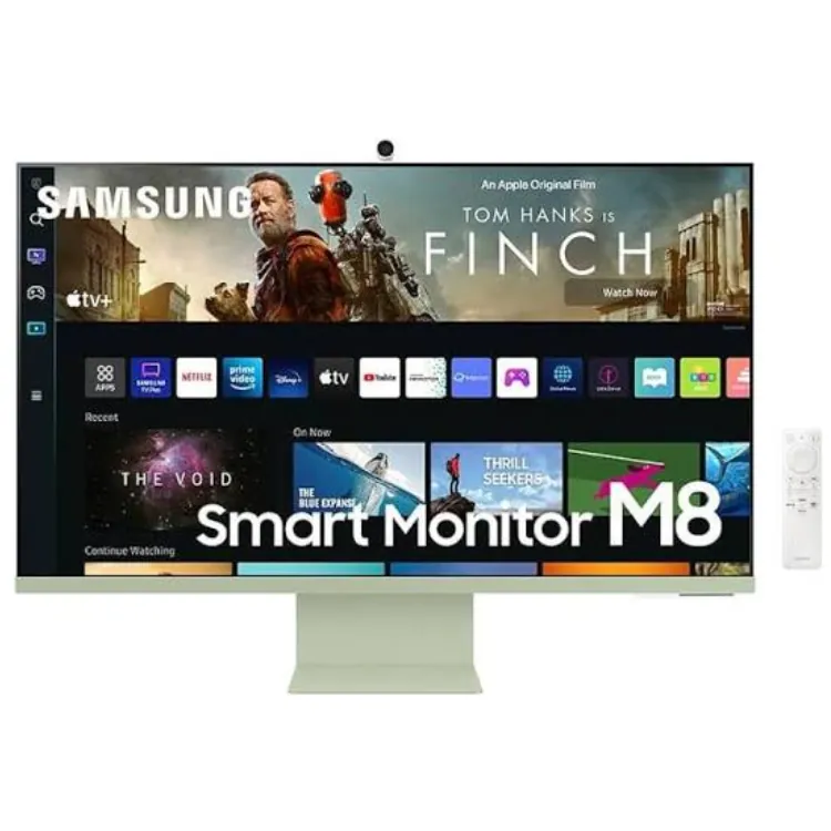Samsung Smart Monitor M8 32-Inch 4K UHD All-in-One Smart Display with SlimFit Camera