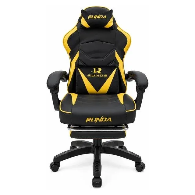 Runda RD-6065 Gaming Chair (Black Yellow)