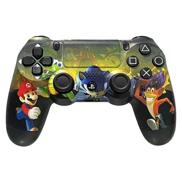 PS4 Dualshock 4 Wireless Controller (Sonic / Mario / Crash)