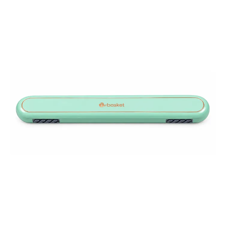 قاطع نايلونr. Basket Wall-Mounted Cling Film & Foil Dispenser Organizer (Mint Green