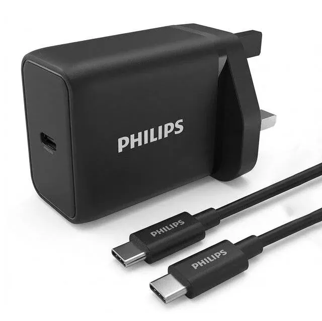Philips DLP5313 45W Charger with USB-C Cable