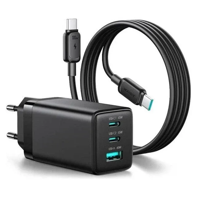 Joyroom JR-TG10 65W Charger With Type-C To Type-C Cable