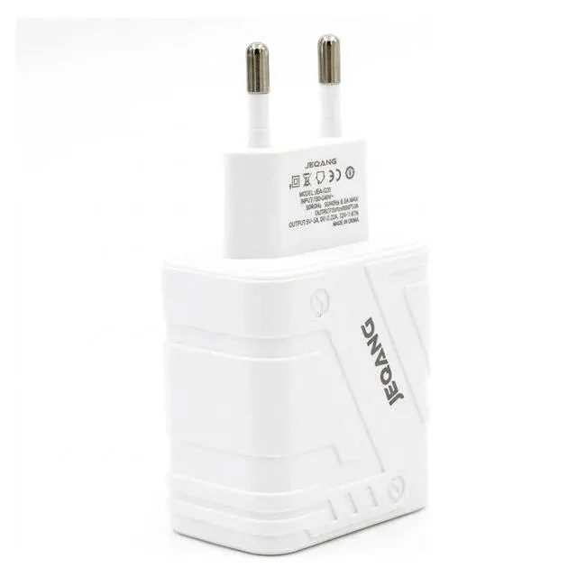 JEQANG JC‑76 2USB+2Type‑C 40W Fast Charge (White)