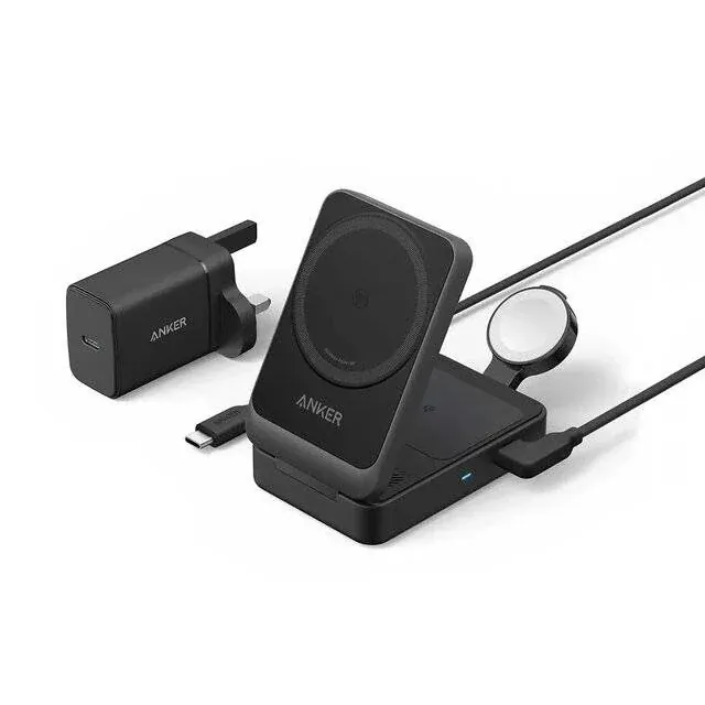 Anker B2557211 MagGo 15W 3-In-1 Wireless Charging