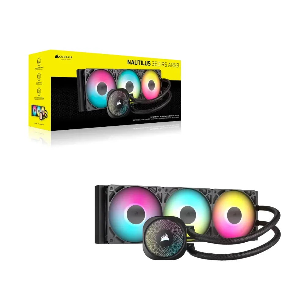 CORSAIR NAUTILUS 360 RS ARGB – Black