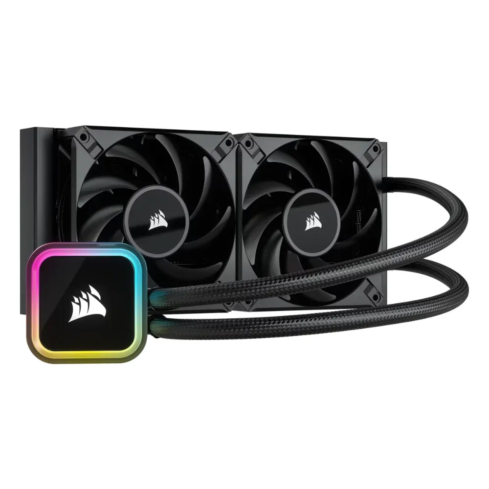 CORSAIR iCUE H100i RGB ELITE 240mm – Black