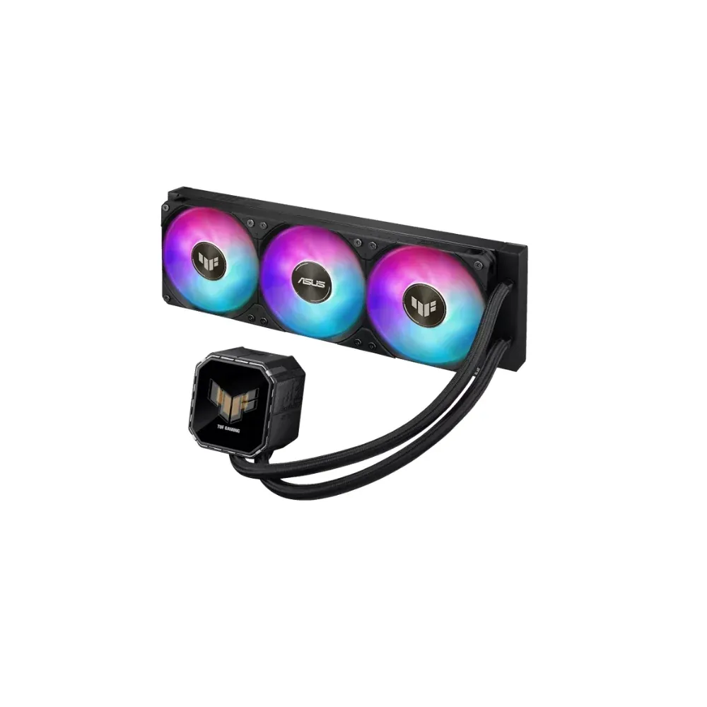 ASUS TUF Gaming LC III 360 ARGB LCD 360mm AIO Liquid CPU Cooler – Black