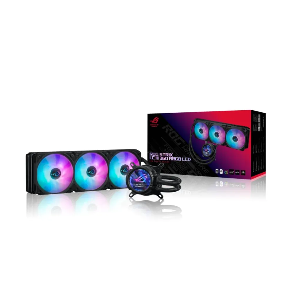 ASUS ROG STRIX LC III 360 ARGB LCD BLACK