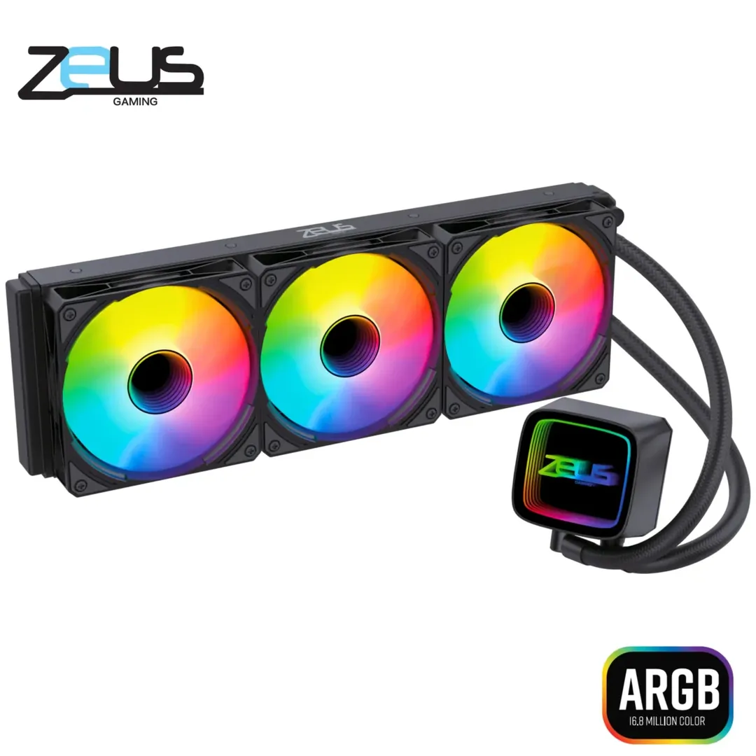 Zeus ZLC-360B Liquid Freeze 360 Cooler ARGB (Black)
