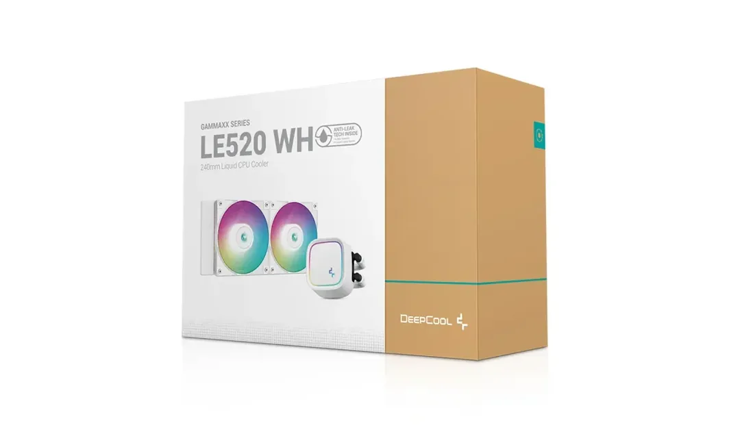 Deepcool LE520 240mm ARGB CPU Liquid Cooler – White