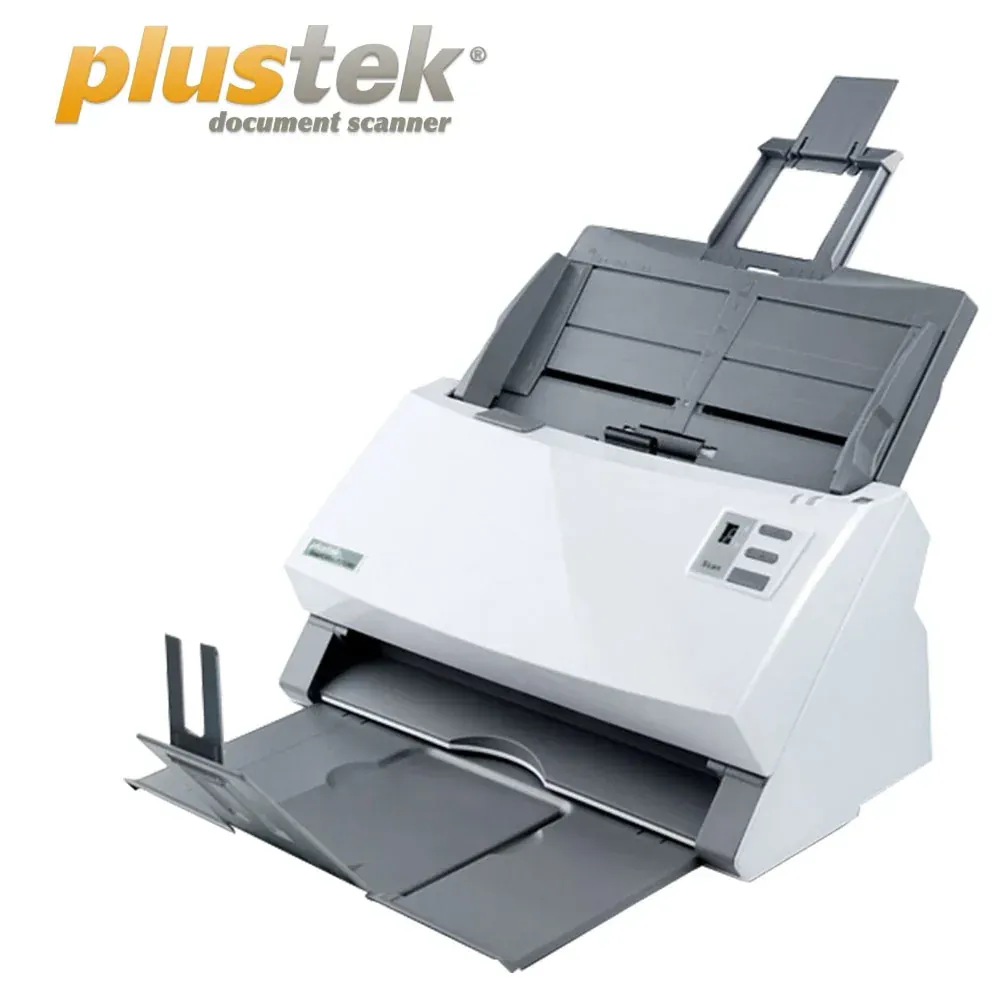 Plustek SmartOffice PS3150U Duplex Color Document Scanner – 600 dpi, 50ppm/100ipm, 100-Sheet ADF, Multi-Feed Detection, USB 2.0, Windows & macOS Compatible