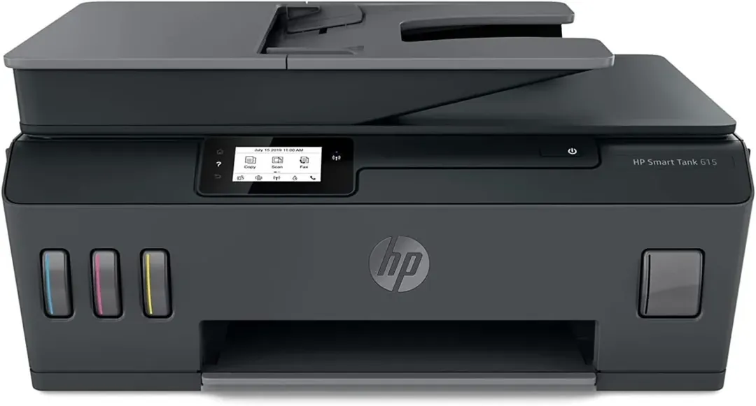Hp Smart Tank 615 Wireless, Print, Copy, Scan, Fax, Automated Document Feeder, All In One Printer (Color)