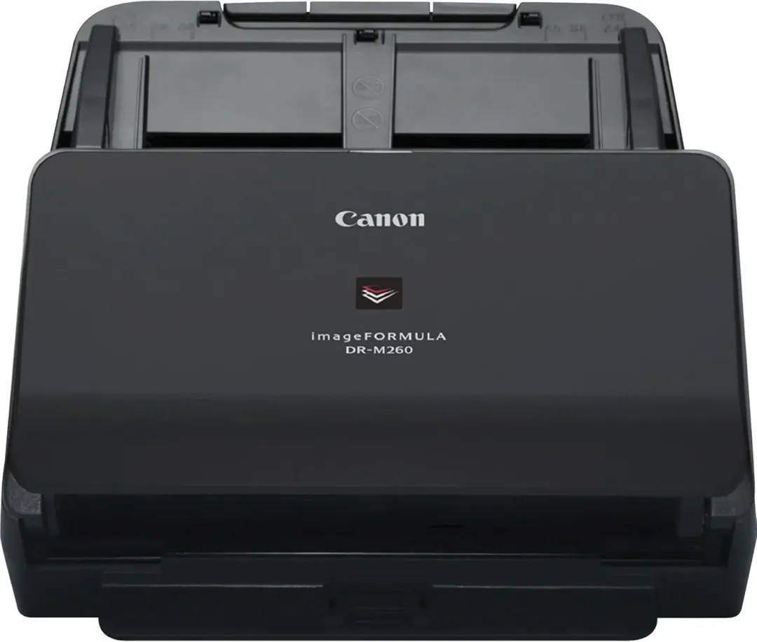 Canon imageFORMULA DR-M260 Desktop Sheet-Fed Scanner – 60 ppm Duplex, 600 dpi, USB 3.1, 90-sheet ADF, LCD Interface