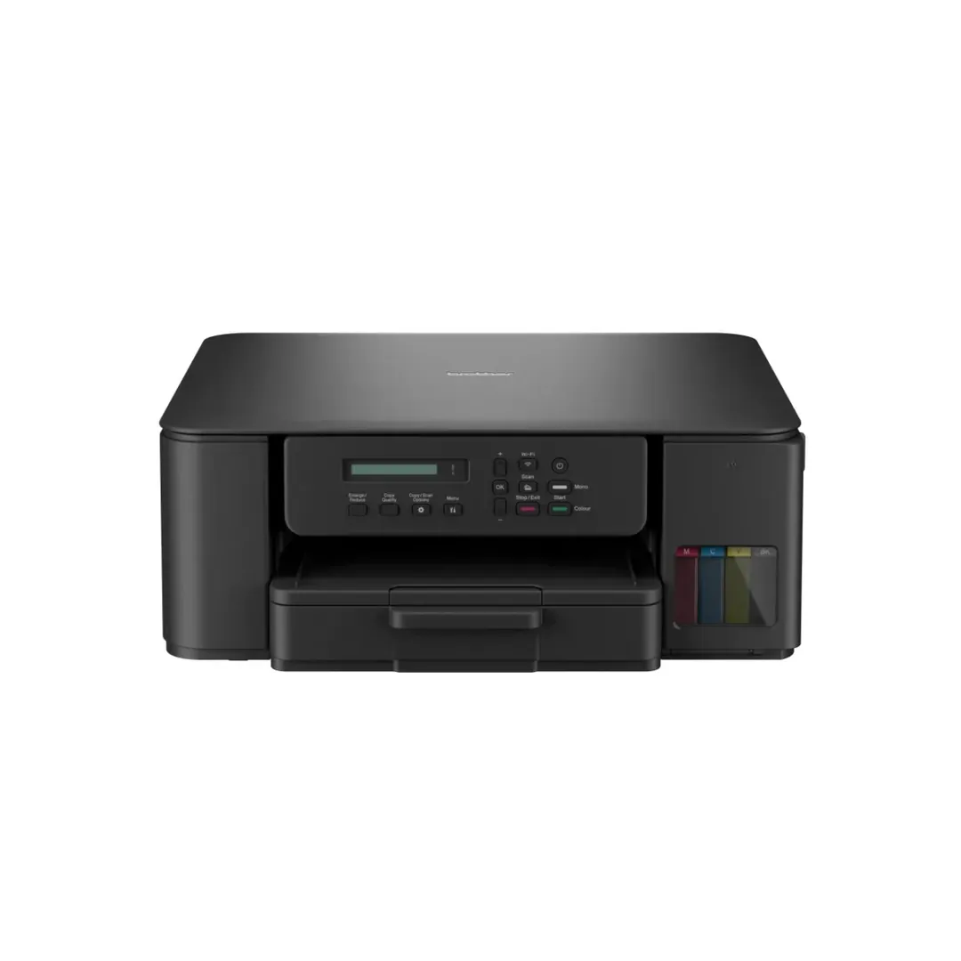 Brother DCP‑T530DW Wireless Ink‑Tank All‑in‑One Printer – Print/Scan/Copy, Duplex, Wi‑Fi, High‑Yield Ink, Compact Design