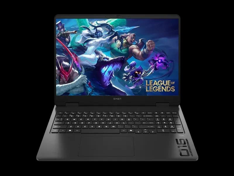 HP Omen Slim 16-AN0021 16″ FHD 165Hz Gaming Laptop – Core Ultra 7-255H – 16GB RAM – 1TBSSD – RTX 5060 8GB – WIN 11 Pro K