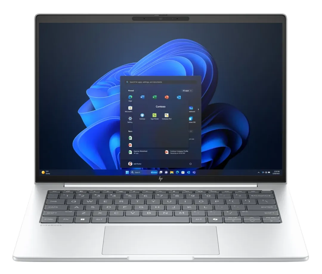 HP EliteBook 8 G1i Notebook – 14″ WUXGA 60Hz Touch screen – Intel Core Ultra 7 258V – 32GB RAM – 512GB SSD – Shared – WIN 11 PRO K
