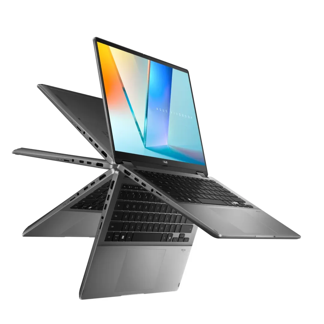 ASUS Vivobook 14 Flip AS TP3407S-QL011W Copilot+ PC – 14″ OLED WUXGA Touch screen – Intel core Ultra 5 226V – 16GB RAM – 512GB SSD – Shared – WIN 11 HOME