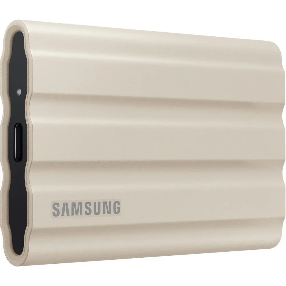 Samsung T7 Shield 2TB Portable SSD – USB 3.2 Gen 2, Up to 1,050 MB/s Read, Rugged Design, IP65 Water & Dust Resistant, Moonrock Beige