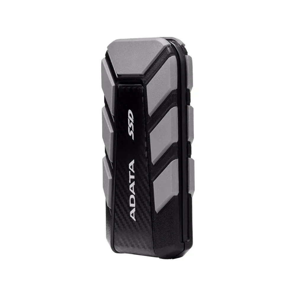 ADATA SD820 4TB Rugged External SSD – USB 3.2 Gen 2×2, Up to 2000 MB/s, IP68 Waterproof & Dustproof, MIL-STD-810G Drop-Resistant Portable Drive – Gray