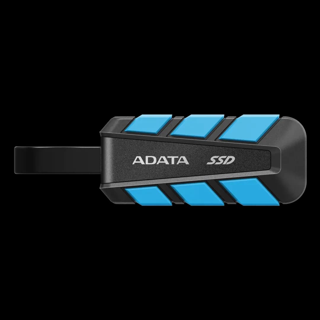 ADATA SC740 External SSD USB 3.2 Gen2 1050MB/s Read 1000MB/s Write Built-In USB-C Cable MIL-STD Drop – 500GB