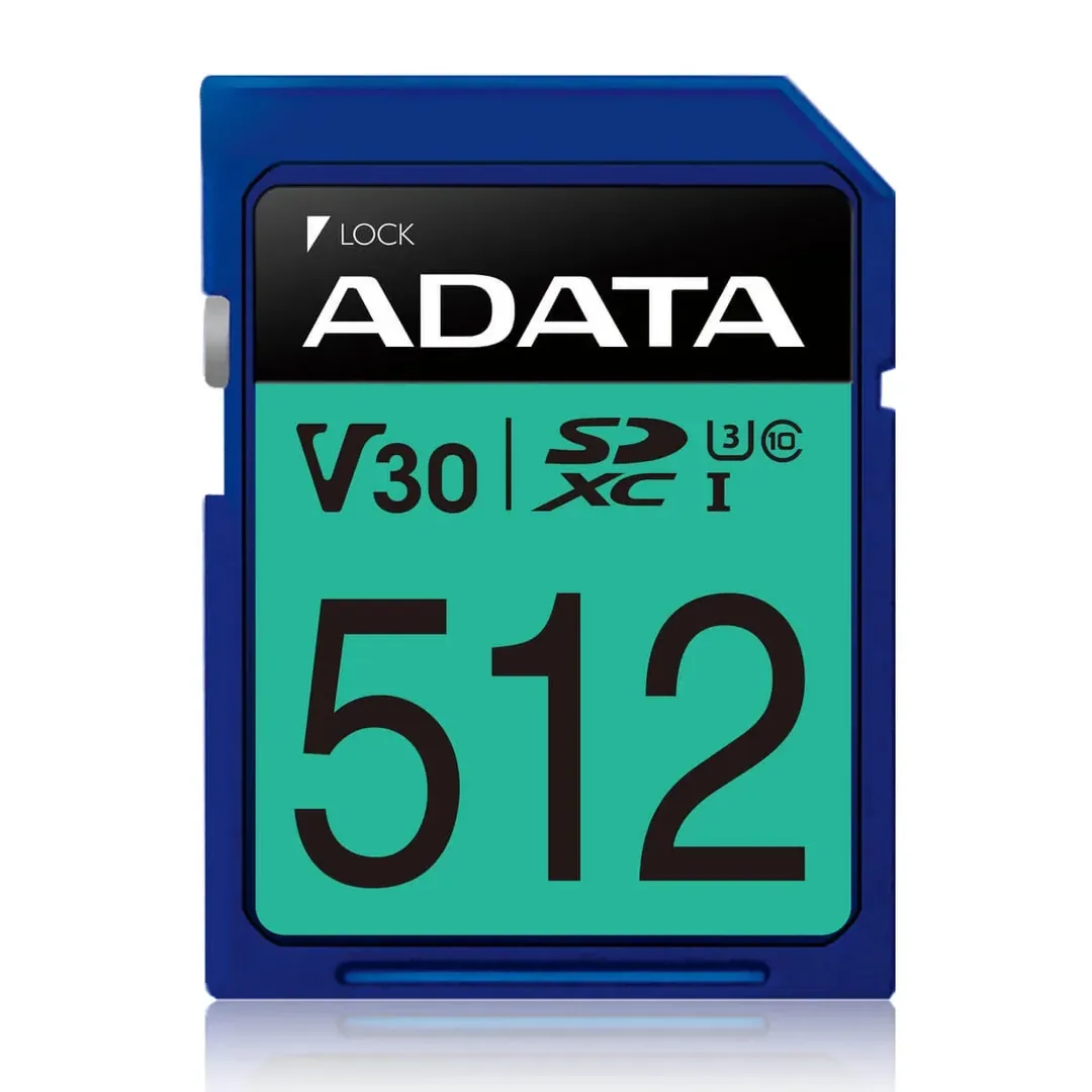 ADATA Premier Pro Memory Card SD 5.0 – 512GB – SDXC UHS-I