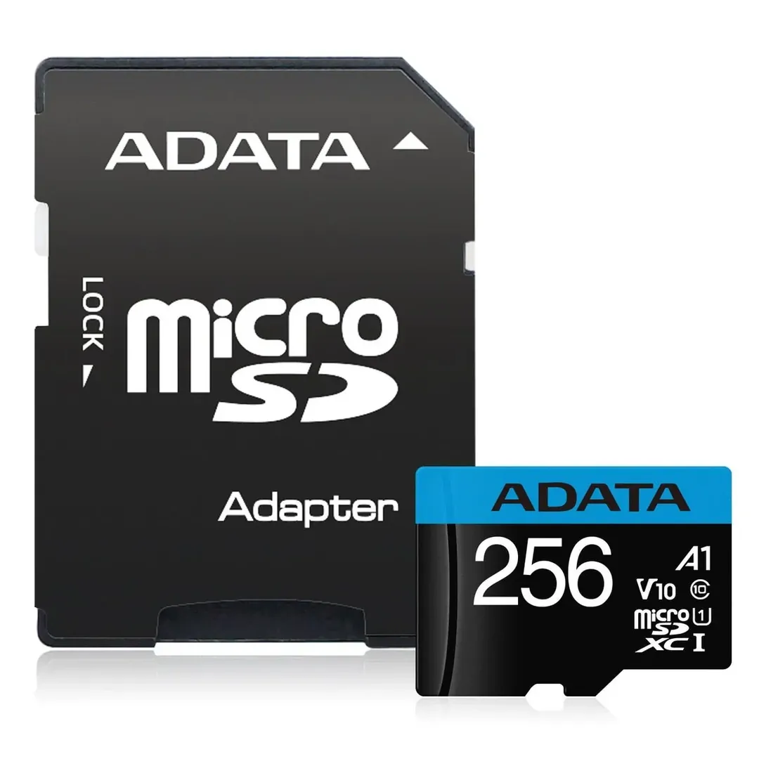 ADATA Premier Memory Card SD 5.1 with Adapter – 256GB – microSDXC UHS-I