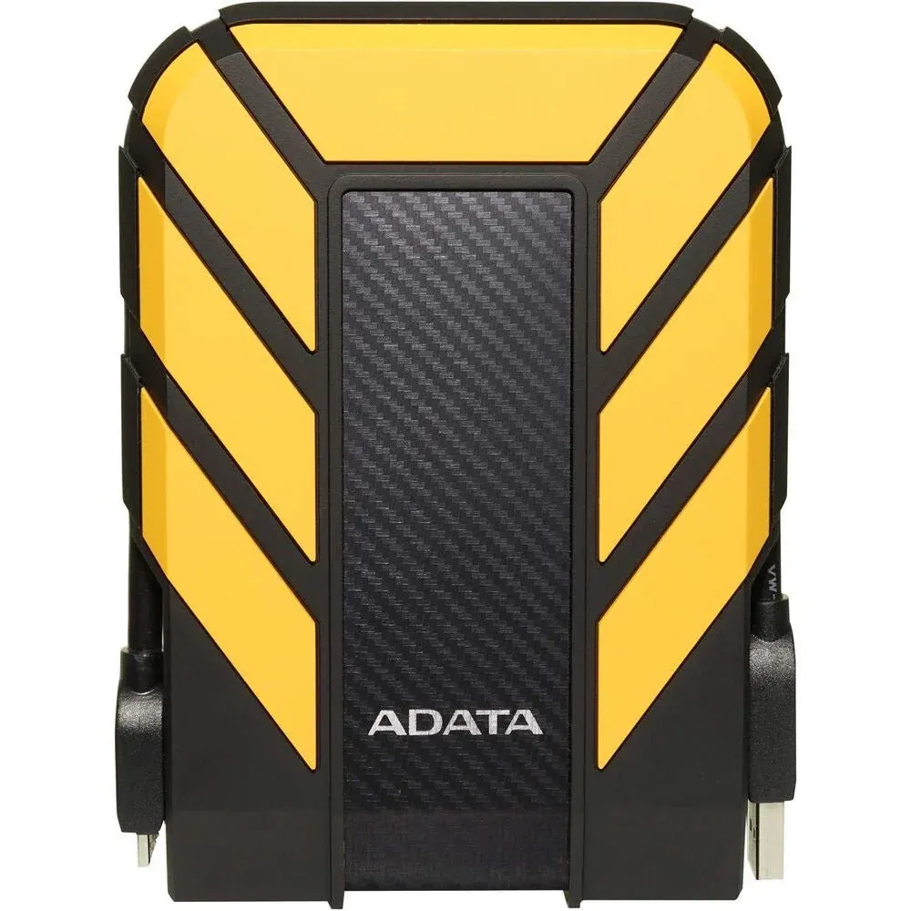ADATA HD710 Pro External Hard Drive USB 3.2 Military-Grade Shockproof Waterproof Rugged Design – 1TB – Yellow