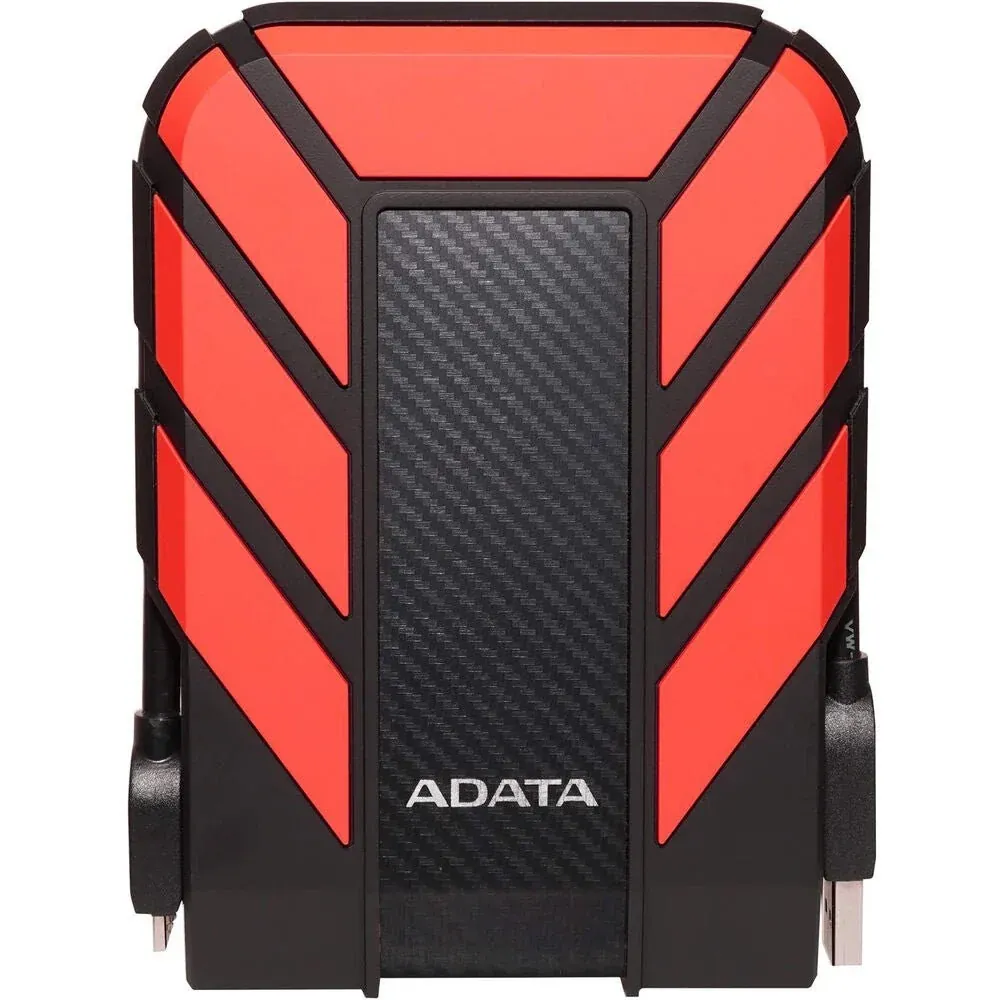 ADATA HD710 Pro External Hard Drive USB 3.2 Military-Grade Shockproof Waterproof Rugged Design – 1TB – Red
