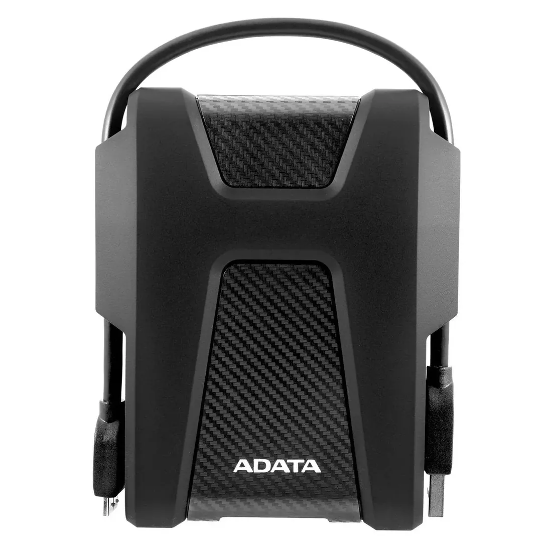 ADATA HD680 External Hard Drive USB 3.2 Military-Grade Shockproof Protective Rubberized Rugged Design – 2TB – Black