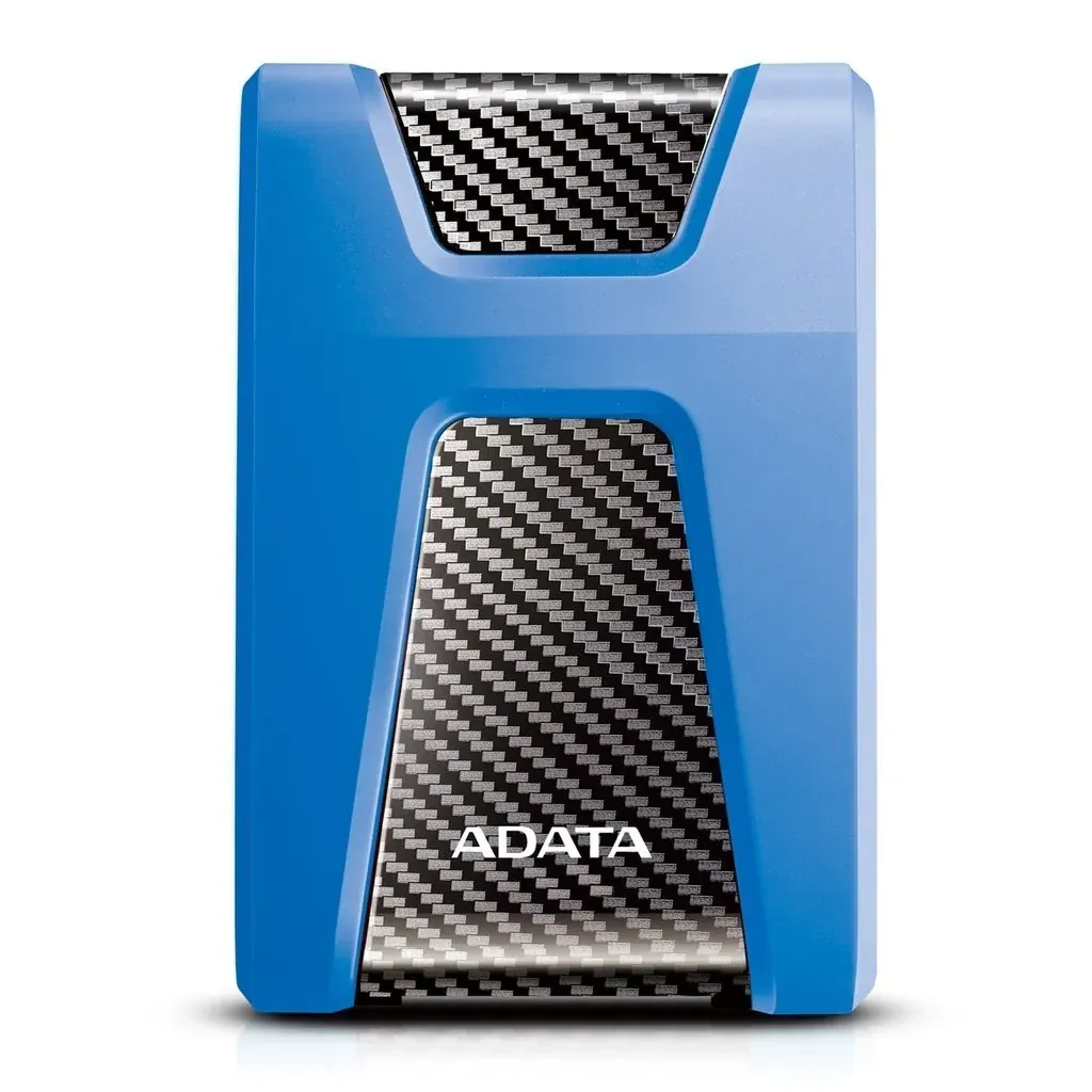 ADATA HD650 External Hard Drive USB 3.2 Durable Shockproof Scratch-Resistant Rugged Design – 1TB – Blue