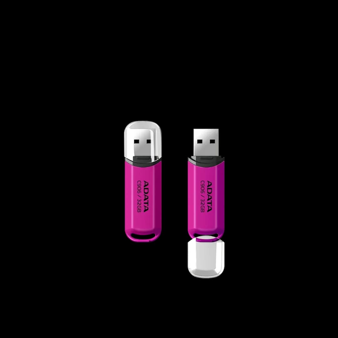 ADATA C906 USB 2.0 Flash Drive Classic Minimalist – 32GB – Pink