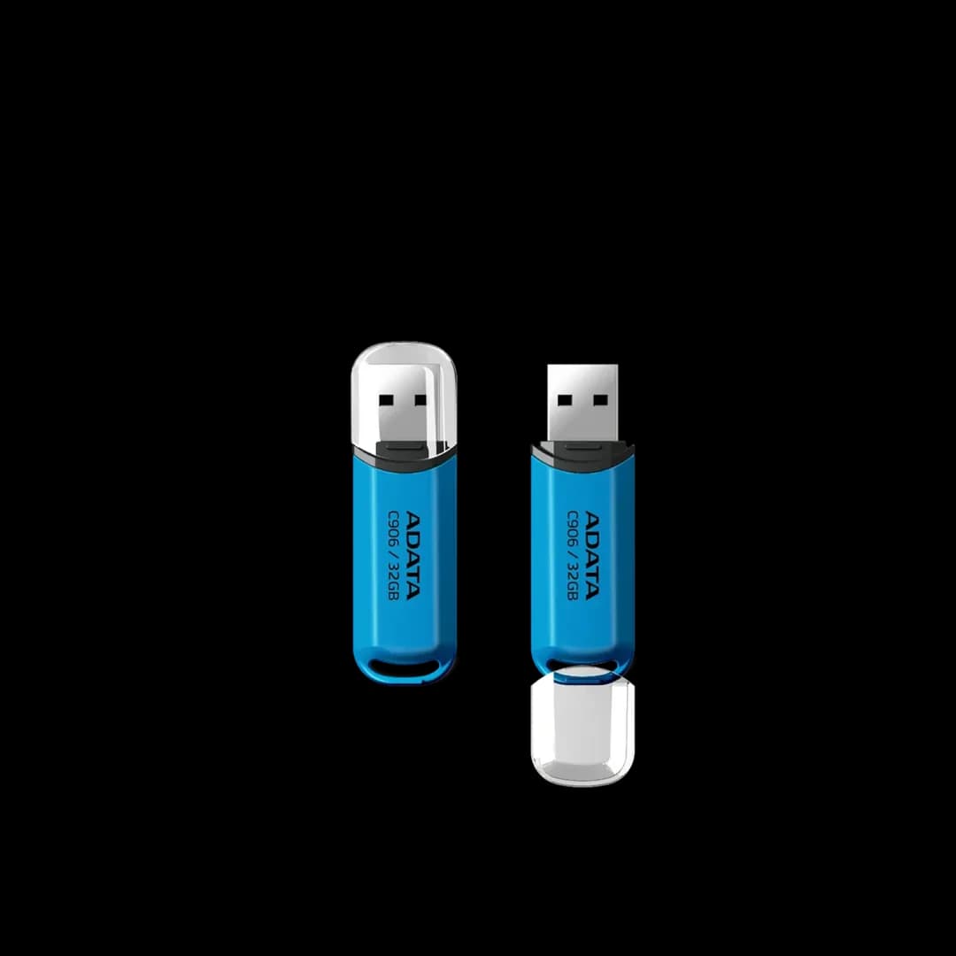 ADATA C906 USB 2.0 Flash Drive Classic Minimalist – 32GB – Blue