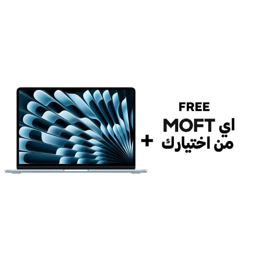 Apple 13″ MacBook Air M5 10-Core CPU – 16GB RAM – 1TB SSD – 10-Core GPU – Arabic (Silver)