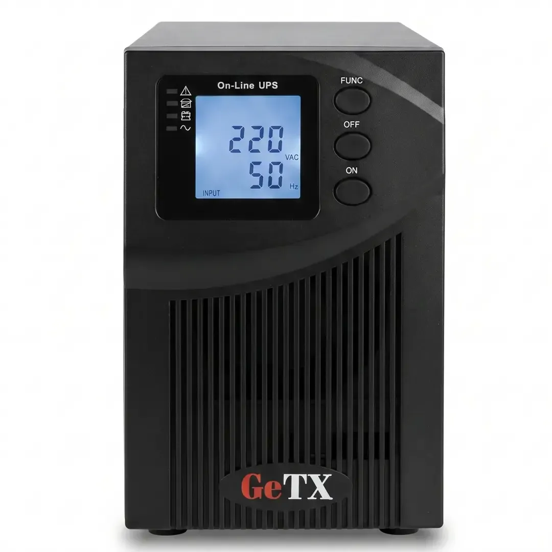 UPS Getx 1000va, 1KV Online – GXK-1-1-1-CO (LCD, 12V-9A *2 Batteries)