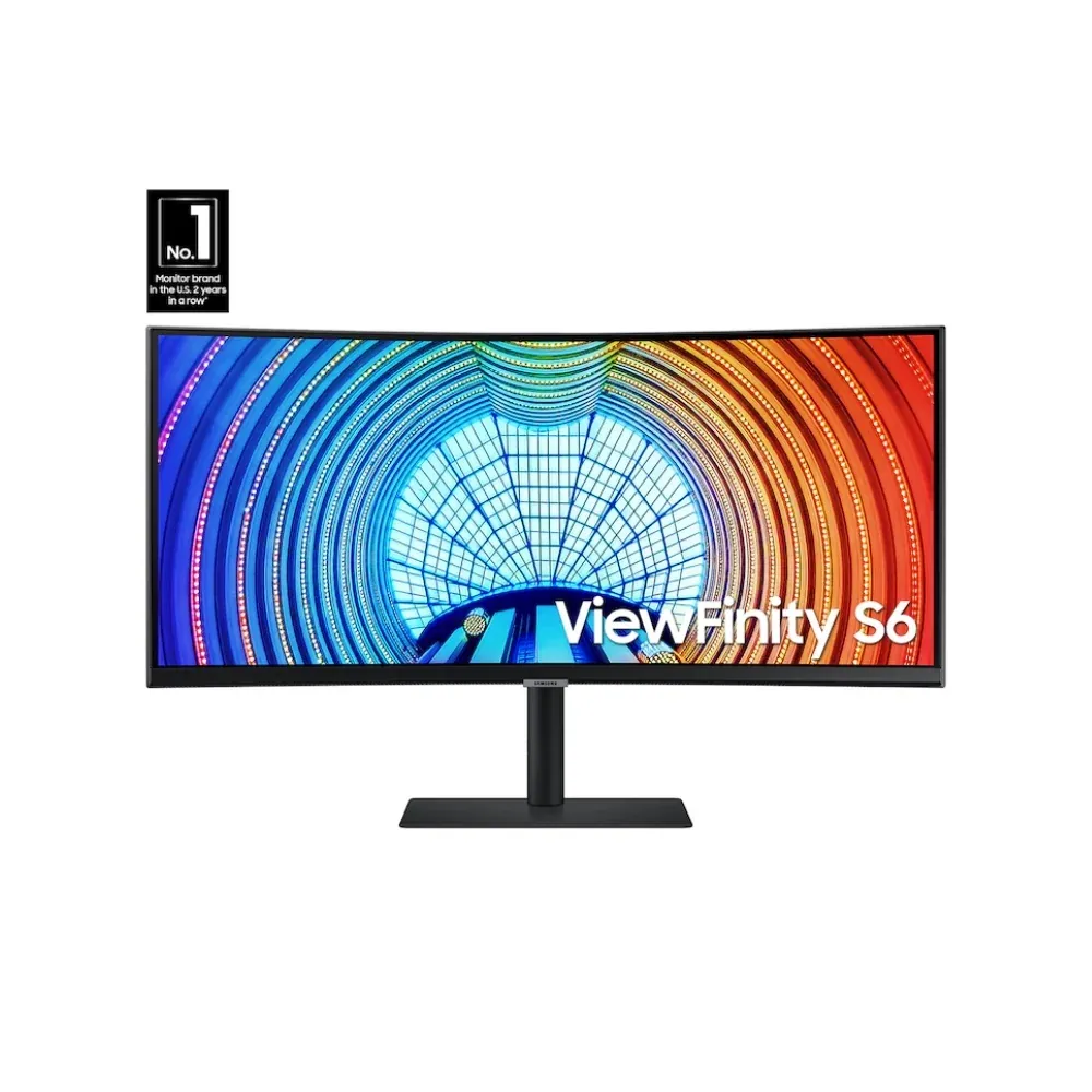 SAMSUNG ViewFinity S6 Monitor 34″ CURVED 2K 5Ms 100Hz VA – LS34C654U