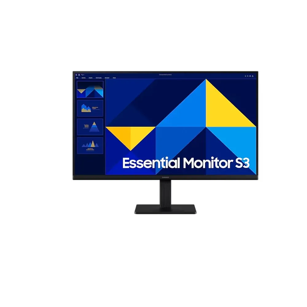 SAMSUNG Essential Monitor S3 S30GD 24″ FHD 5Ms 100Hz IPS – LS24D300GA