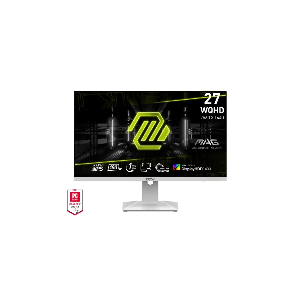 MSI MAG 274QRFW 27″ Gaming Monitor – WQHD 180Hz Rapid IPS