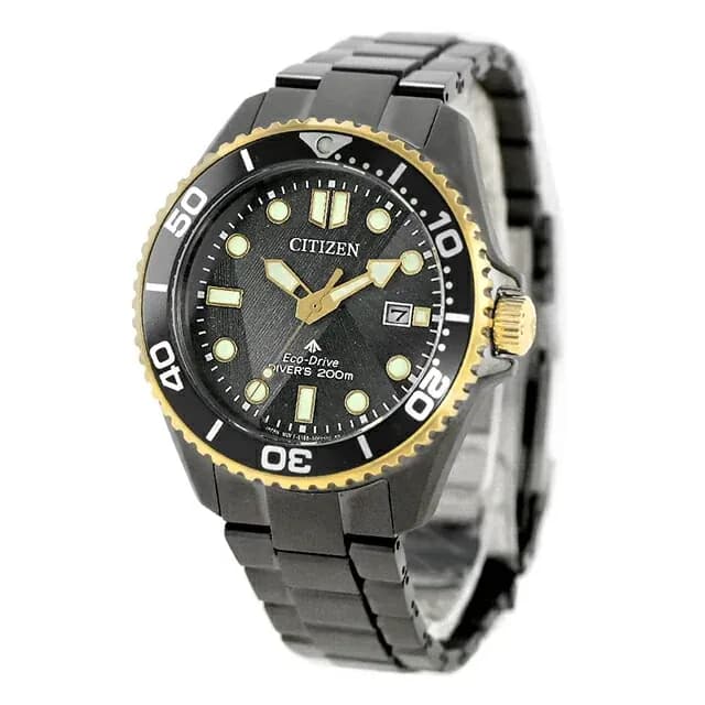 ساعة سيتيزن بروماستر دايف Eco-Drive موديل BN0264-53E بميناء أسود