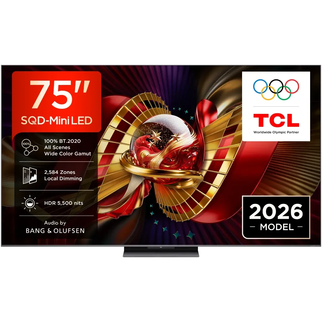 تلفاز TCL ميني LED مقاس 75 بوصة 4K موديل 75C8L بنظام Google TV