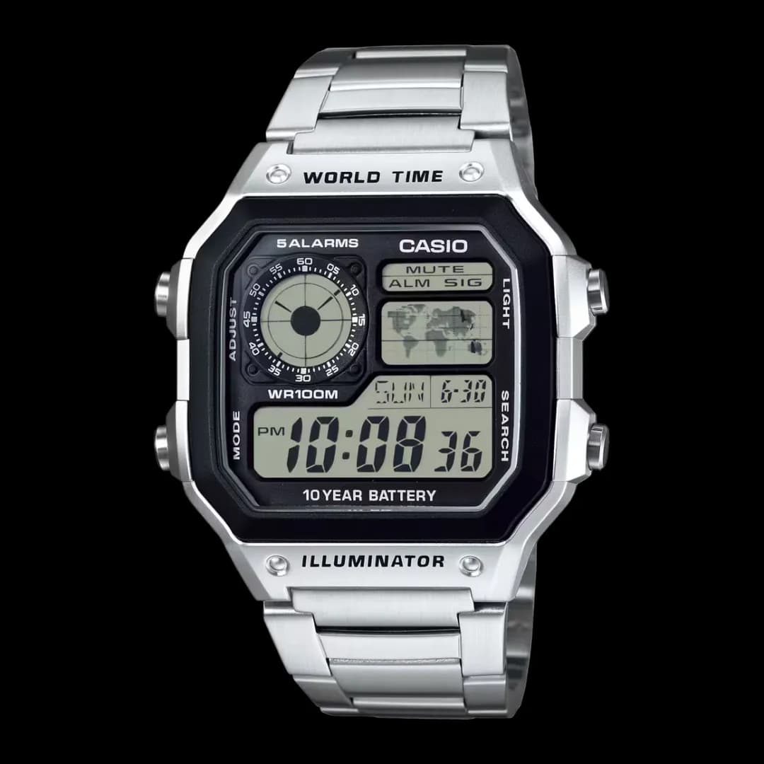 ساعة كاسيو رقمية AE-1200WHD-1AVDF