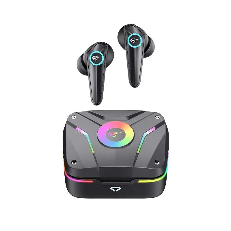 سماعة هافيت TW952 PRO RGB لاسلكية للألعاب - أسود — 2