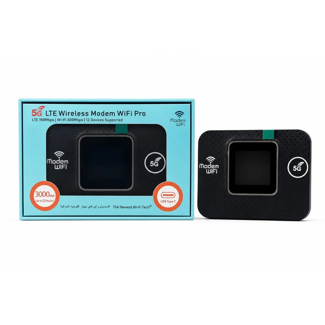 راوتر لاسلكي محمول 5G LTE يدعم شريحة SIM