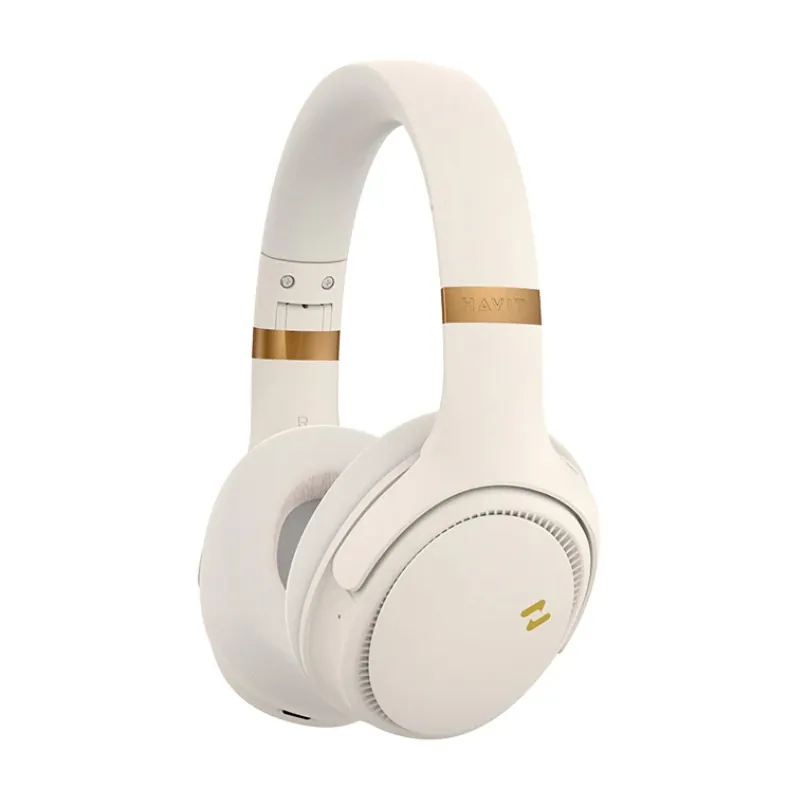 سماعة بلوتوث هافيت H630BT بمنفذ type-c - لون Butter