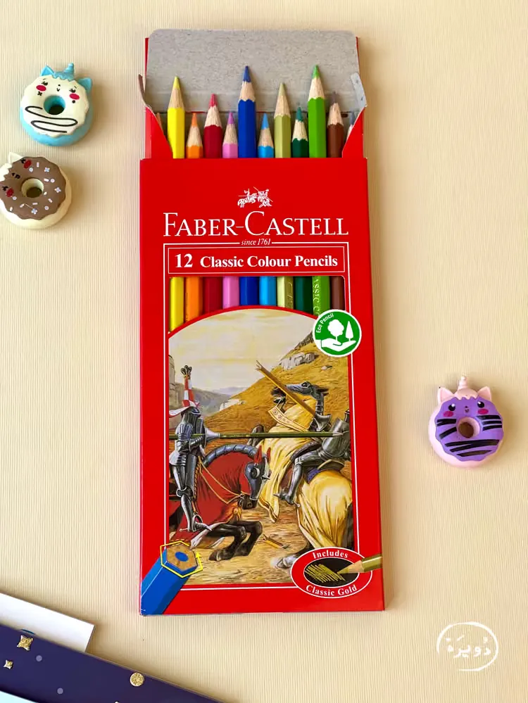 ألوان خشبية 12 لون - Faber-Castell