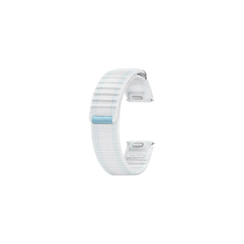 سامسونج سوار قماشي لساعة Galaxy Watch7 مقاس M/L أبيض