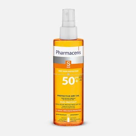 سبراي واقي من الشمس زيت جاف فارماسيرس SPF 50 - 200 مل
