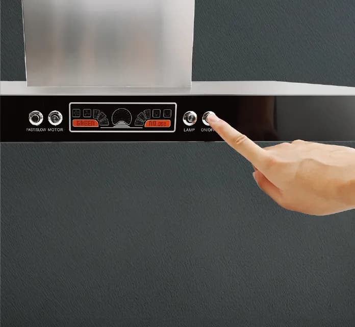 شفاط مطبخ نيوال HOD-3970/05 - 90 سم - لون فضي — 3